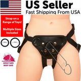 Strap On Harness Strapon Realistic Dildo Toys With Rings Lesbian Adult Sex Toys