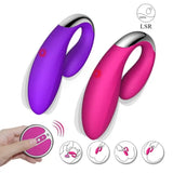 Waterproof Clit Vibrator G-Spot Dildo Anal Butt Plug Vagina Massage Women Couple