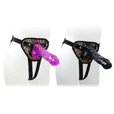 Lesbian Strap On Dildo Suction Cup Penis Harness G-Spot Adjustable Strapon Dong