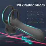 Wireless Male Penis Cock Ring Vibrator Erection Clit Vaginal Stimulator Sex Toys