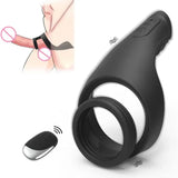 Multispeed Penis Cock Ring Erection Anal Vibrator Butt Plug Prostate Massager