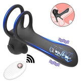 Wireless Remote Control Penis Ring Cock Vibrator Cockring Men Couples Sex Toy