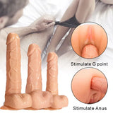 Realistic Vibrating Dildo Suction Cup Anal Vagina Waterproof Sex Toy for Women