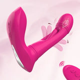 NEW LISTINGPatting Rabbit Vibrator Dildo Flapping G-spot Massager Anal Sex Toys For Women