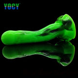 YOCY Silicone Dildo Colorful Sex-Toy Seal Thrusting Dildos Round Vagina Female