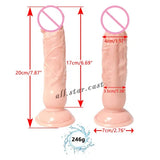 Super Silicone Dildo Anal Plug Suction Cup G Spot Vagina Stimulator Masturbation