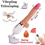 Automatic Sex Machine Dildo Thrusting Heating Telescopic Vibrator Women Sex Toys