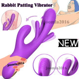 Patting Rabbit Vibrator Dildo G-spot Massager Rechargeable Sex Toys For Women US