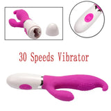 Wireless Waterproof Rabbit Vibrator Clit Vaginal Stimulator Massage G-spot Dildo