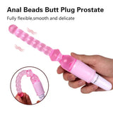 Anal Sex-toys for Women Men Couple Vibrating Butt Plug Beads Adult Toy Massager