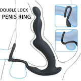 Prostate Massager Automatic Masturbator Dildo Anal Vibrator Butt Plug Penis Ring