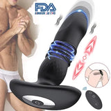 Thrusting Anal Plug Male Prostate Massager Dildo Vibrator Sex Toys For Men Women