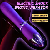 Clit G-Spot Electroshock Vibrator Vagina Dildo Anal Prostate Stimulator Massager