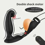 Vibrating Flap Anal Dildo Prostate Massager Ring Vibrator Sex Toys for Men Women