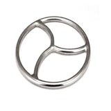 Stainless Steel Ring Chastity Triskele Suspension Positioning Binding Sex Toy