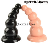 5 Balls Beads Big Butt Plug Suction Cup Anal Plug Dildo G Spot Stimulator