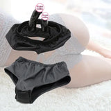 Underwear Double Dildo Panties Penis Anal Butt Plug Chastity Belt Sex Toy BDSM