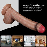 Women D8 Realistic Penis Dildo Suction Cup Silicone Cock Anal Vagina Sex Toy