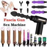 Sex Machine Orgasm Thrusting Vibrator Dildo Fascial Gun Relax Body Accessories