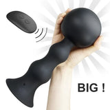 Remote Inflatable Huge Dildo Vibrators Pump Massager Anal Butt Plug Anus Sex Toy