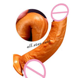 Soft Realistic Dildo Penis With Suction Cup Strap-on Masturbation Strapon Dildo