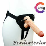 Lesbian-Strap-On-Dildo-Adjustable-Harness-Realistic-Penis-Cock-Dong-Anal-Sex-Toy