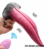 Tongue Remote Vibrator Anal Plug Clitoris Stimulate Sucker Rechargable Sex Toys