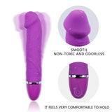 Waterproof G-Spot Vibrator Clit Dildo Vagina Massage Butt Plug Women Men Sex Toy