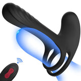 Vibrating Penis Cock Ring Enhancer Clit G-spot Vibrator Stimulation Sex Toys Men