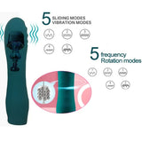 Waterproof Clitoral G-Spot Vibrator Vaginal Massager Wand Rotation Sex Toy Dildo