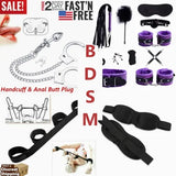 Sex Bondage Gear Handcuffs Sex Games Whip Gag BDSM Toys Kit Sex Toy for Couples