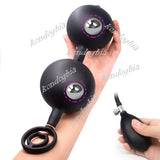 Inflatable Anal Beads Buttplug Silicone state Massage Anal Expansion