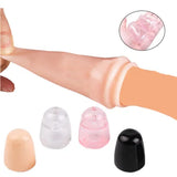 Silicone Reusable Glans Sleeve Penis Extension Condom Foreskin Ring Men Sex Toy