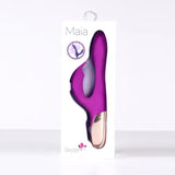 Skyler Ultimately Pleasurable Silicone Bendable Purple Rabbit Vibrator, New