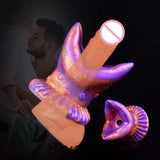 Fantasy Demon Pupil Speculum Enema Soft Silicone Butt Plug Hollow Dildo Sex Toys